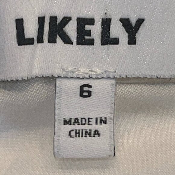 LIKELY Women's Boucle Tweed Fringed JEWEL DRESS Pure White Chanel Style NWOT 6 - Picture 10 of 13